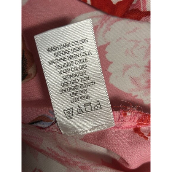 Denim & Co. Multicolored 3/4 Sleeves V-Neck Size 22W Officecore Fairy Whimsical - Picture 10 of 10